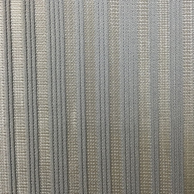 Strip 100% knitting polyester outdoor mesh fabric for office chair, cradle, back material, curtain
