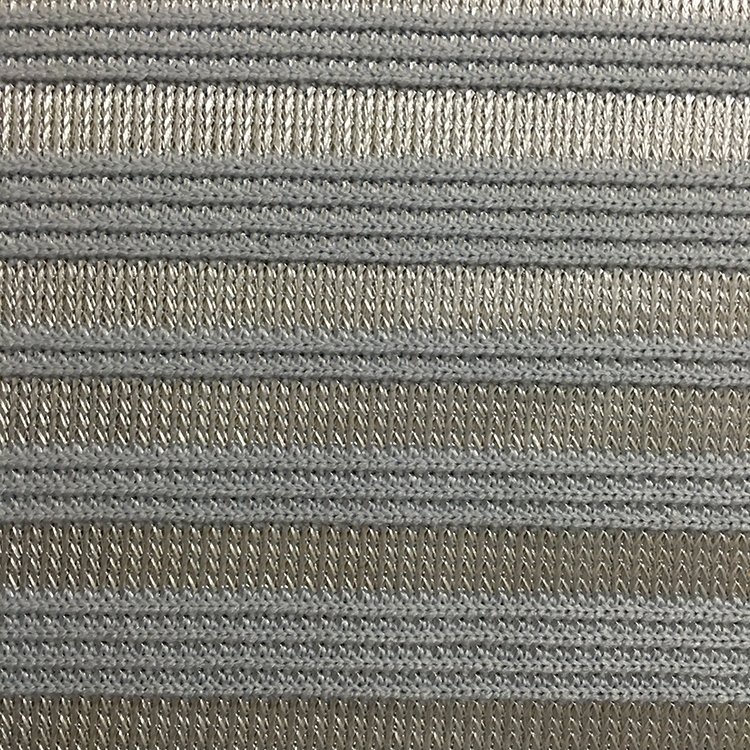 Strip 100% knitting polyester outdoor mesh fabric for office chair, cradle, back material, curtain