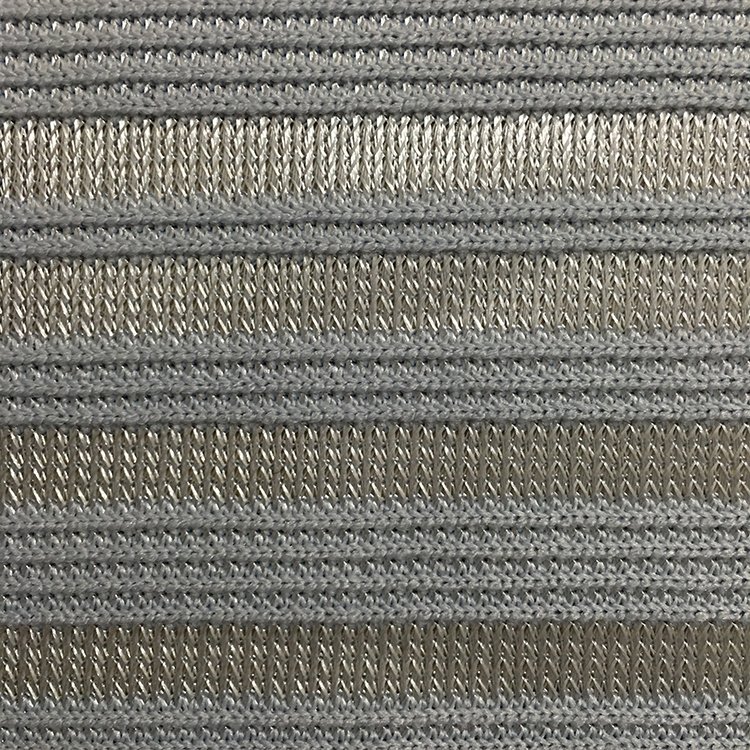 Strip 100% knitting polyester outdoor mesh fabric for office chair, cradle, back material, curtain