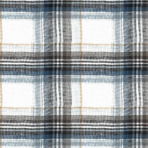Hot selling breathable twill plaid 100% linen fabric for shirts and clothes