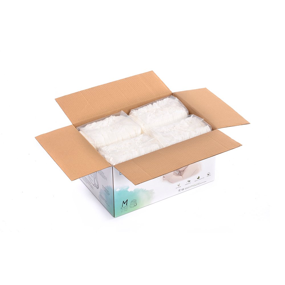 ECO BOOM Eco friendly ecological biodegradable breathable cloth touch bamboo baby training pants nappy diapers for overnight