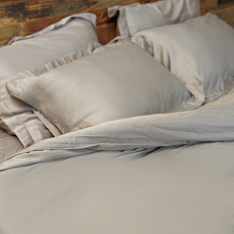 Ultra-smooth bamboo viscose bedsheets 300TC durable cooling duvet cover set