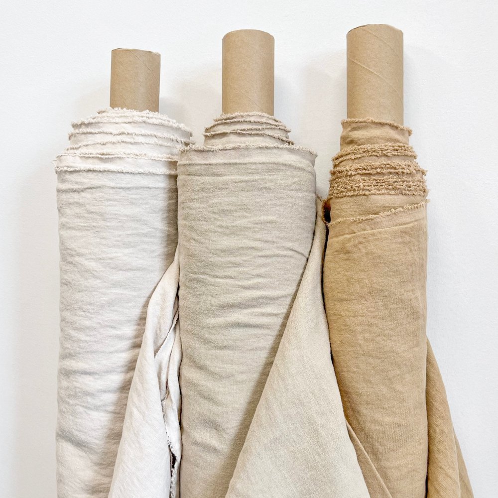 Factory competitive soft breathable blend clothing pattern linen/cotton blend fabric 100% linen and linen blends