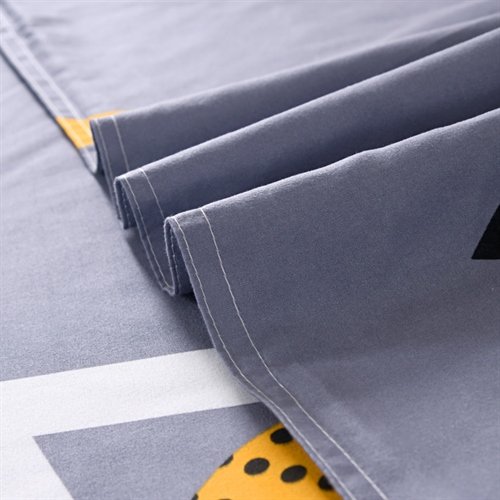 Microfiber Bed Sheet Set Printed Aloe Cotton Bamboo Bed Sheet Bedding Set