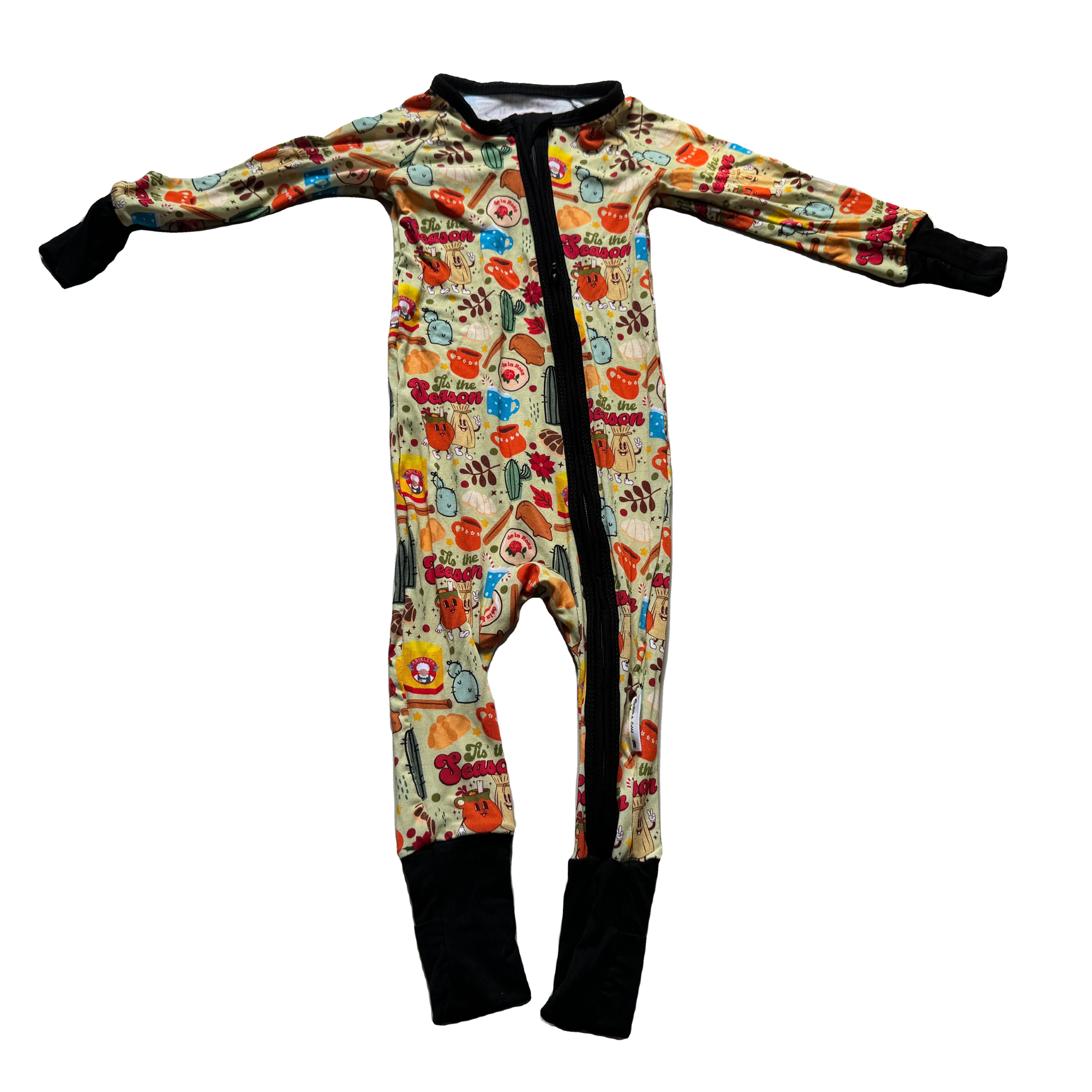custom Easter bunny print bamboo zippy romper pajamas boys cute soft outfits