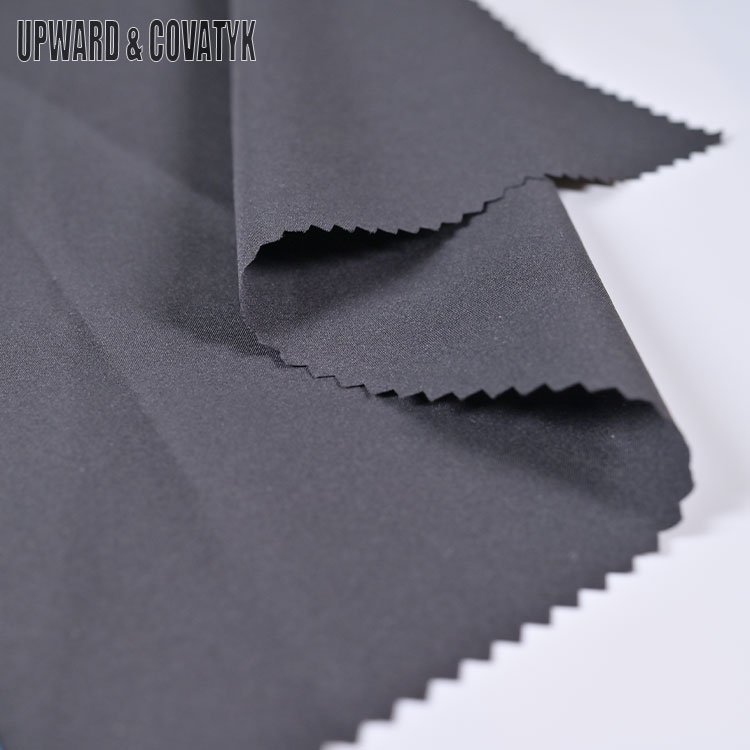 100% polyester 75D stretch pongee mechanical stretch fabric breathable water repellant soft fabric for sportswear pants jackets