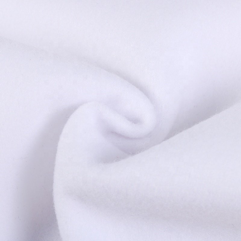 100%RPET recycled brushed hoodie fabric