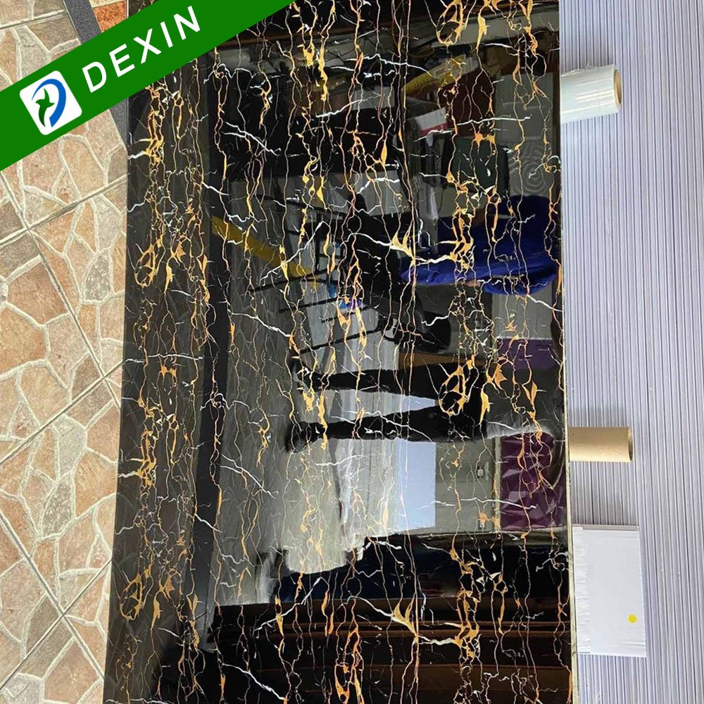 Indoor 3d Wall Panel Marble Carbon Crystal Wall Board Bamboo Charcoal Wood Veneer For Indoor Decoration