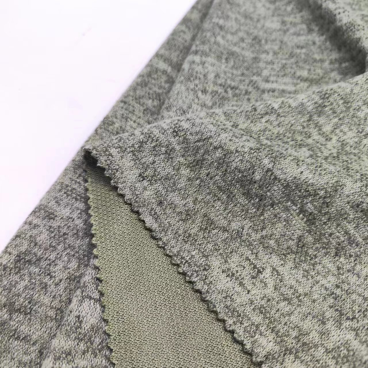 SHAOXING YUEYANG TEXTILE Hot selling new fashion Hacci ANGORA WITH FLOCKING STRETCH customize Knitting Jersey Fabric