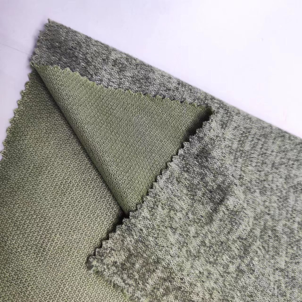 SHAOXING YUEYANG TEXTILE Hot selling new fashion Hacci ANGORA WITH FLOCKING STRETCH customize Knitting Jersey Fabric