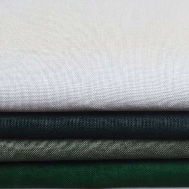 Factory Supply 100% Linen Woven Fabric Plain Dyed Lined Fabrics Clothing Curtains Blackout Shirts Dresses Boys' Girls' Clothing