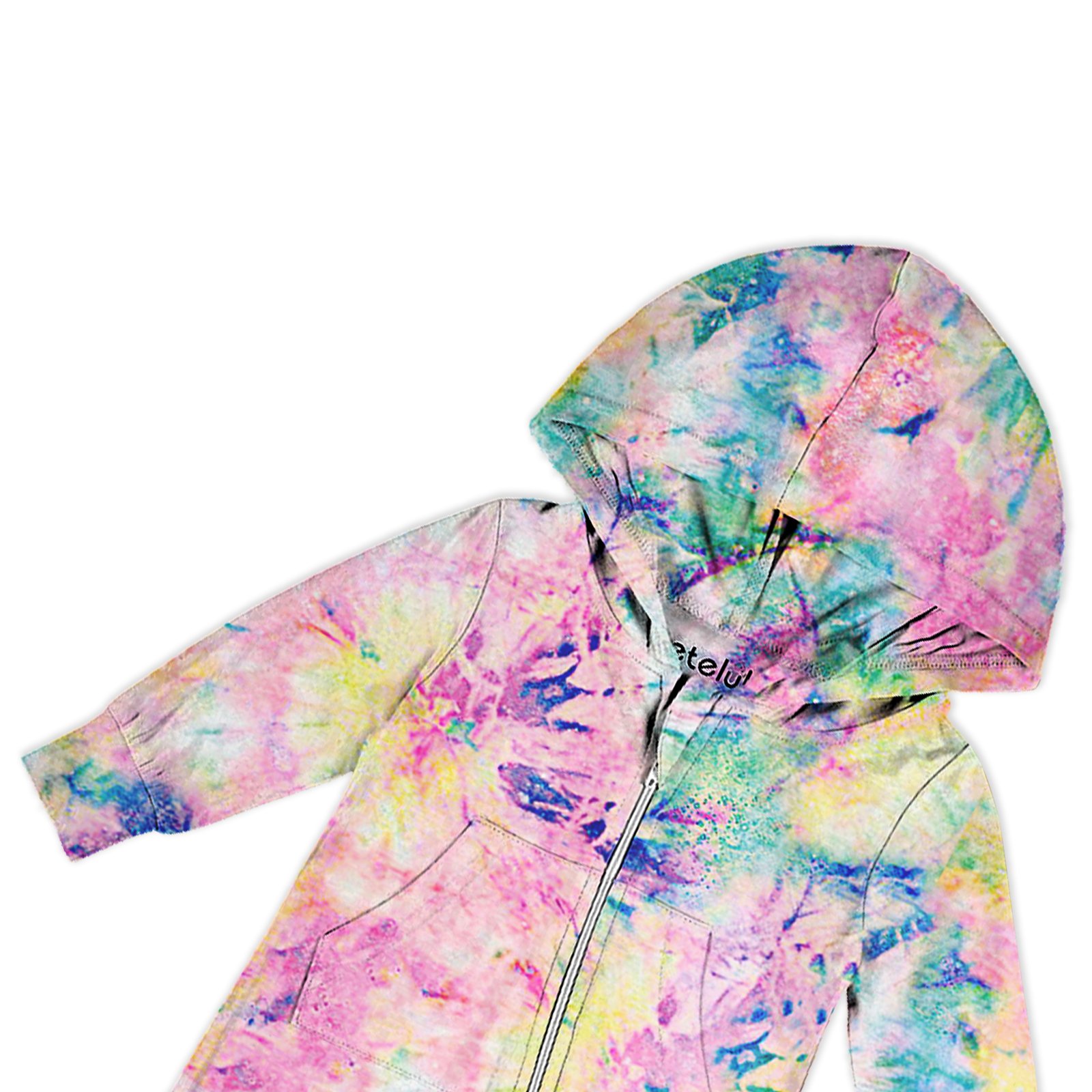 Bamboo Fiber Long Sleeve Jumpsuit+hat Set Toddler Baby Outfits Overall Tie Dye Rompers Baby Rock Sleeper Tie Dye Hoodie Casual