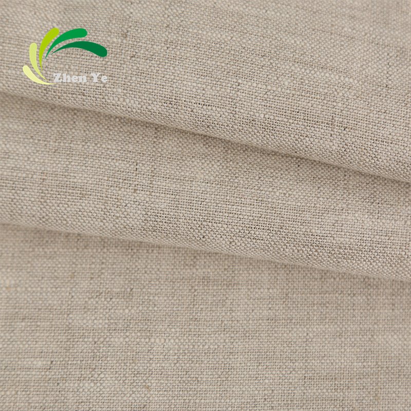 Hot sale top heavy weight 200gsm pure color 9S 100% linen fabric for shirt dress trousers suits garment