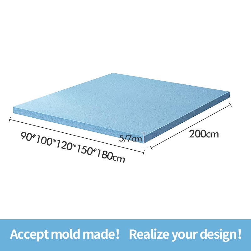 Customized Memory Foam Mattress Topper Gel Infused Memory Foam - Plush Feel - Cooling and Pressure Relieving