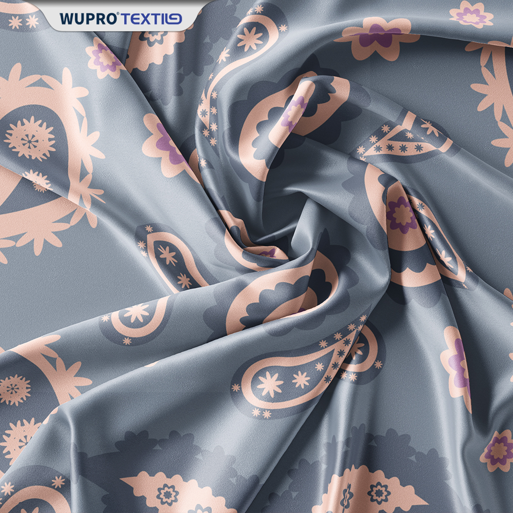 150D 0.26mm recycled new version baby winter clothes floral italy print wholesale 100% polyester fabric