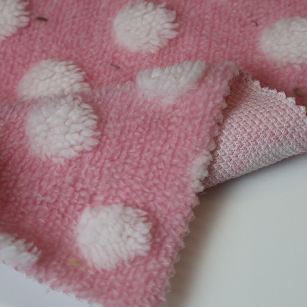 High quality OEM allowed hot sale Jacquard velvet Warm Soft Clothing Home Textiles 100 Polyester fabric