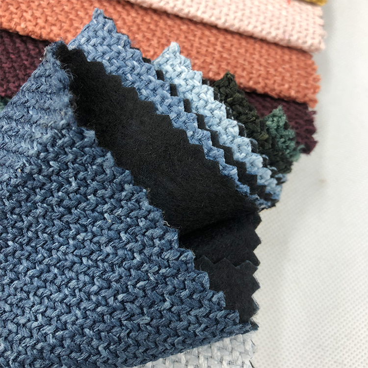 Many colors Coarse hemp sofa linen look fabric for sofa cover upholstery