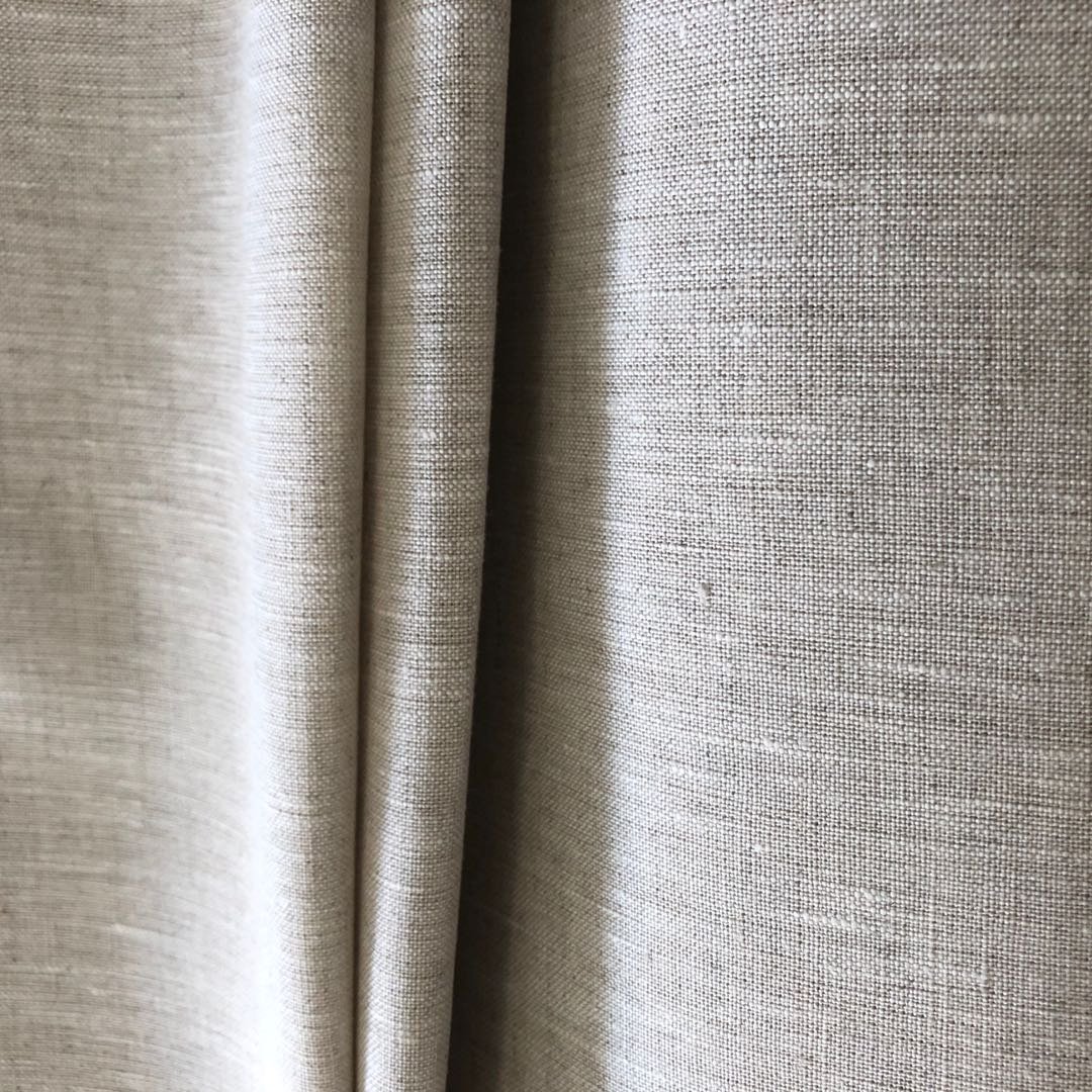 New products listed wrinkle resistant medium weight new material pure 100% linen fabric for bed sheets