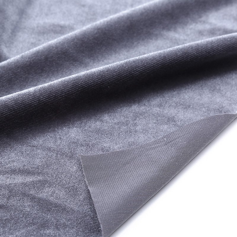 China Manufacturer Polyester Stretch Korean Velvet Fabric for Hoodie or Garment