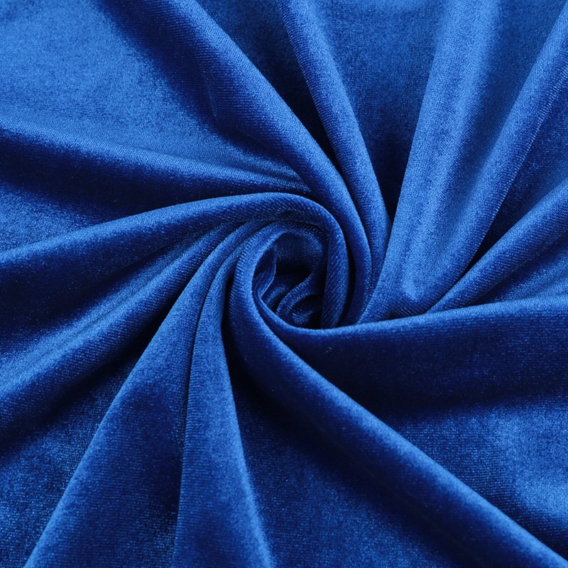 China Manufacturer Polyester Stretch Korean Velvet Fabric for Hoodie or Garment