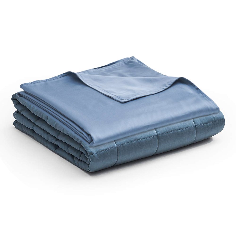 Wholesale Custom Woven Weighted Blanket Cover Breathable Bamboo Fabric Comfortable Adult Cooling Weighted Blanket Covers
