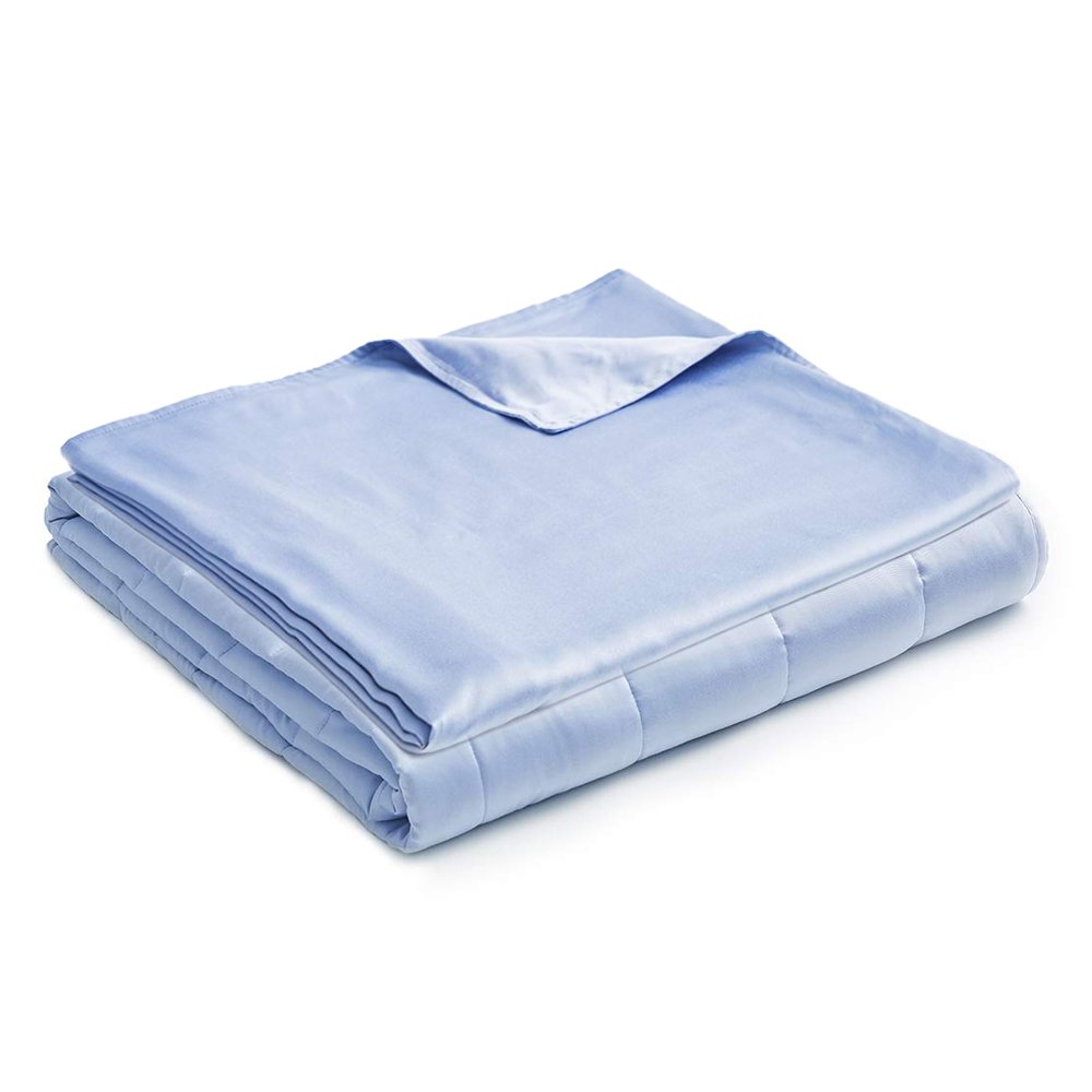 Wholesale Custom Woven Weighted Blanket Cover Breathable Bamboo Fabric Comfortable Adult Cooling Weighted Blanket Covers