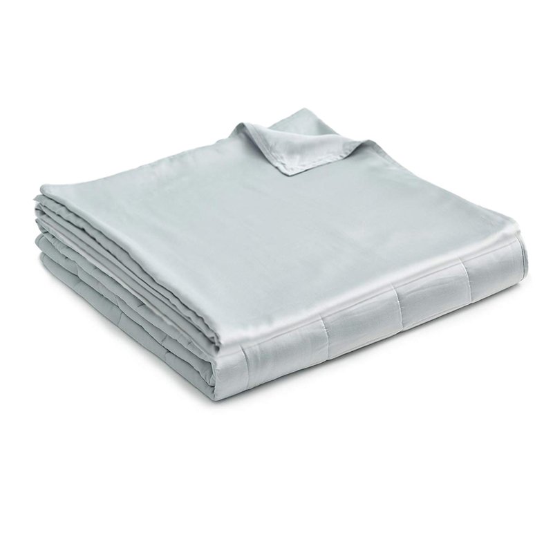 Wholesale Custom Woven Weighted Blanket Cover Breathable Bamboo Fabric Comfortable Adult Cooling Weighted Blanket Covers