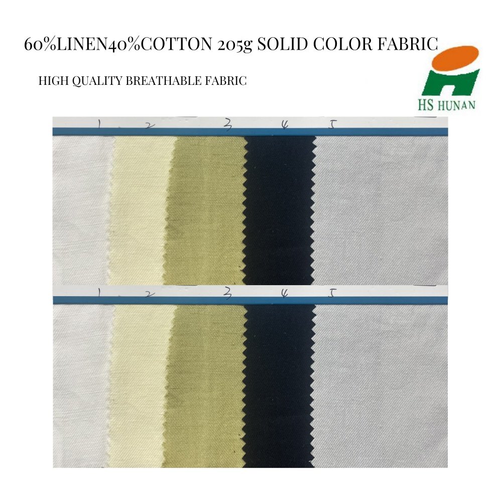 2024 Sustainable fabric Linen blended clothing design furniture design made in China with good quality