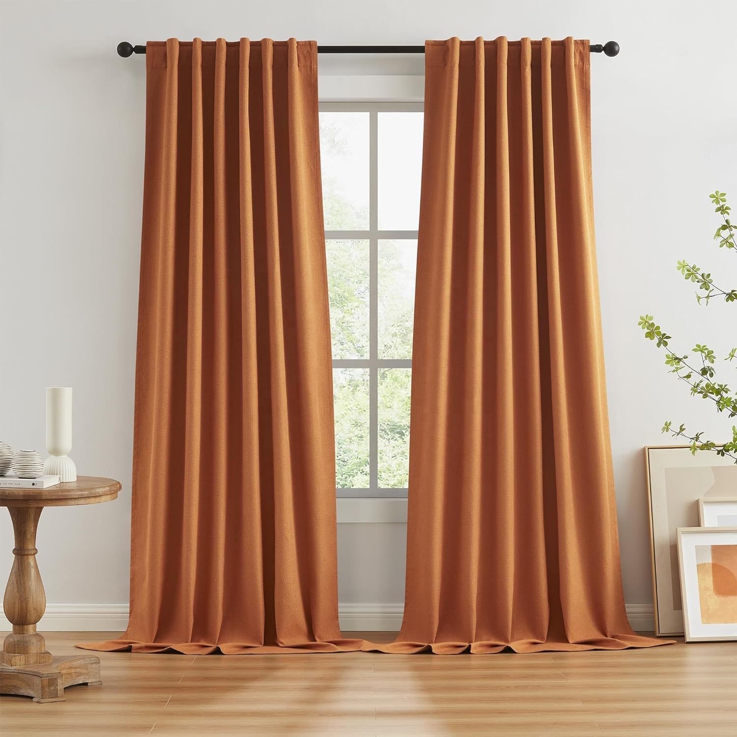 High Quality 100% Polyester Linen Blackout Curtain Fabric for Home Textile Use Wholesale Available