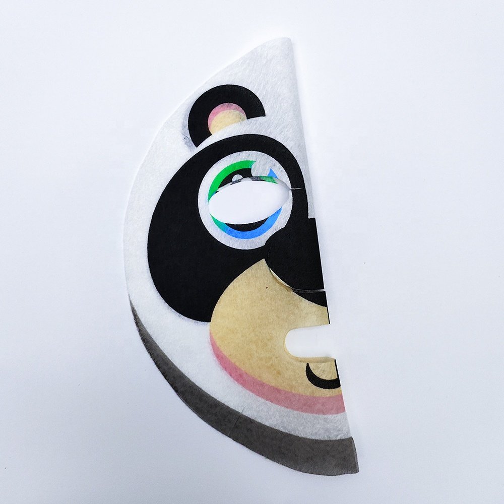 Cartoon Animal Personality Fun Bamboo Fiber Printing Animal Care Facial Masks Sheet Facial Mask For Skin Care Natural