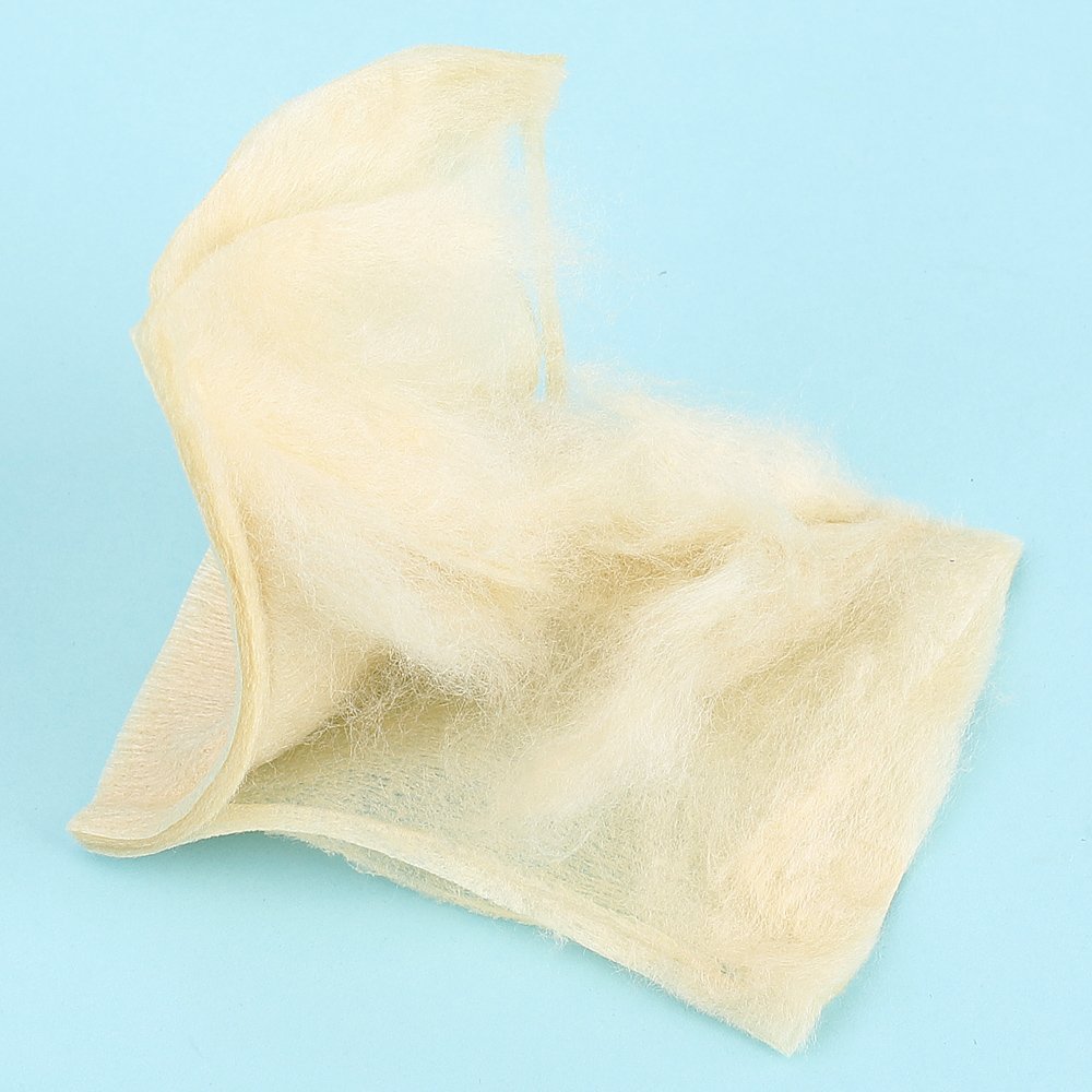 Rectangle shape make up remover sterile bamboo fiber pads material natural fabric facial cleaning reusable bamboo pads