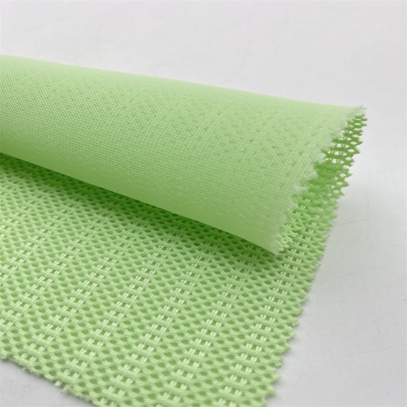 Jinjiang 3D Air Mesh Tissu 490 Gsm 55" 100% Polyester 3D Air Mesh Fabric Shoes Upper Shoes Back Counter Material