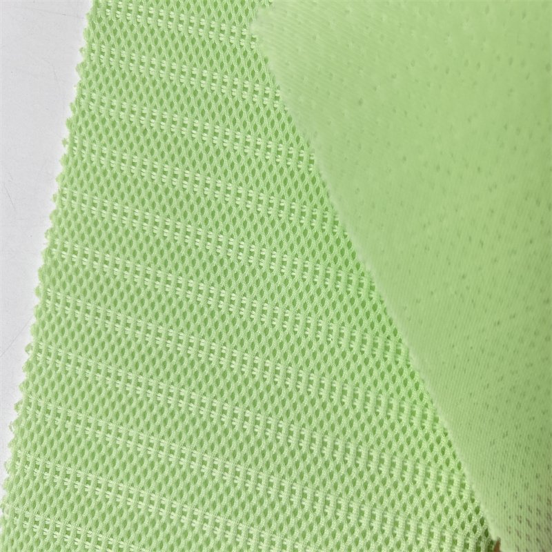 Jinjiang 3D Air Mesh Tissu 490 Gsm 55" 100% Polyester 3D Air Mesh Fabric Shoes Upper Shoes Back Counter Material
