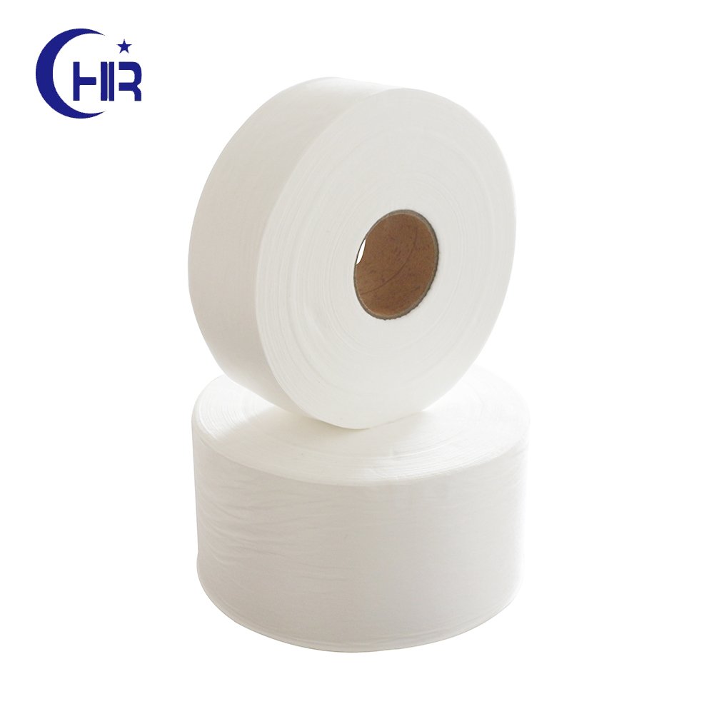 Eco Friendly 100% Bamboo Fiber Spunlaced Non-Woven Fabric In Roll Bamboo Nonwoven Fabric