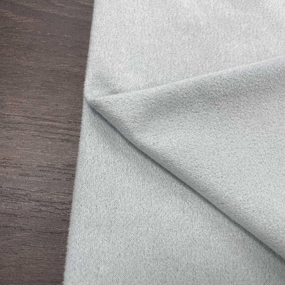 China Supplier 100% Polyester Hoodie Sweatshirt Knit Plain Poly Suede French Terry Fabric Price For Women Clothes