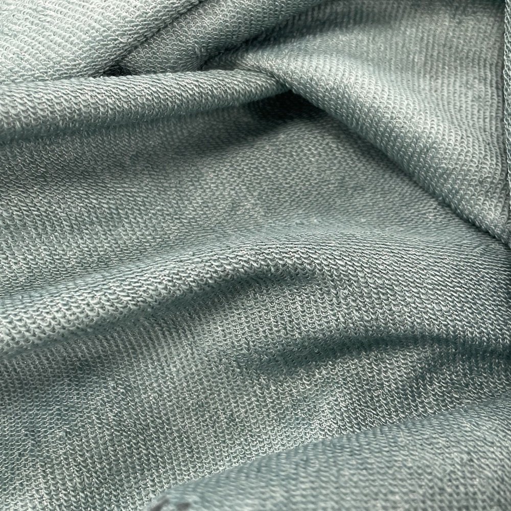 China Supplier 100% Polyester Hoodie Sweatshirt Knit Plain Poly Suede French Terry Fabric Price For Women Clothes