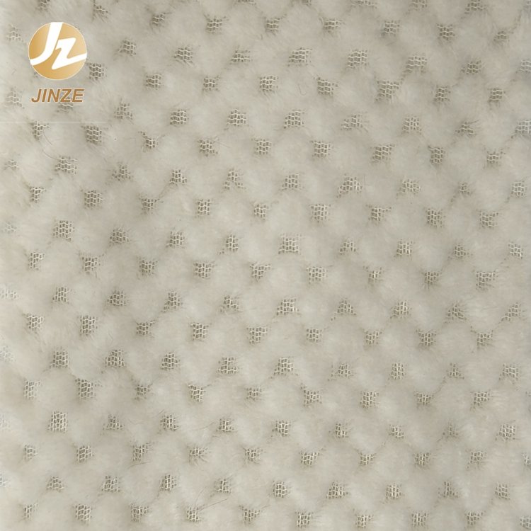JZ Sherpa Jacquard Fabric Textile for Clothing Manufacturer Wholesale Soft Custom Dyeing Fleece Flannel Fabric Plain Polyester