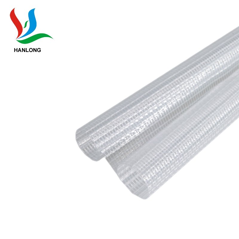PVC laminated polyester mesh transparent fabric tarpaulin sheets