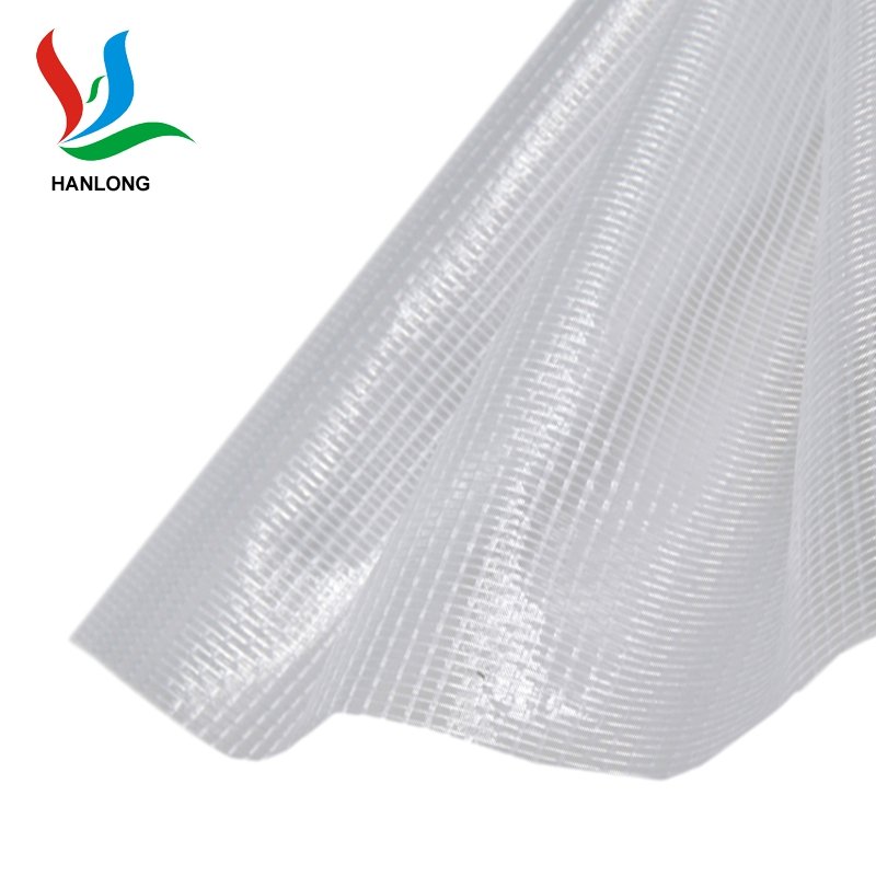 PVC laminated polyester mesh transparent fabric tarpaulin sheets