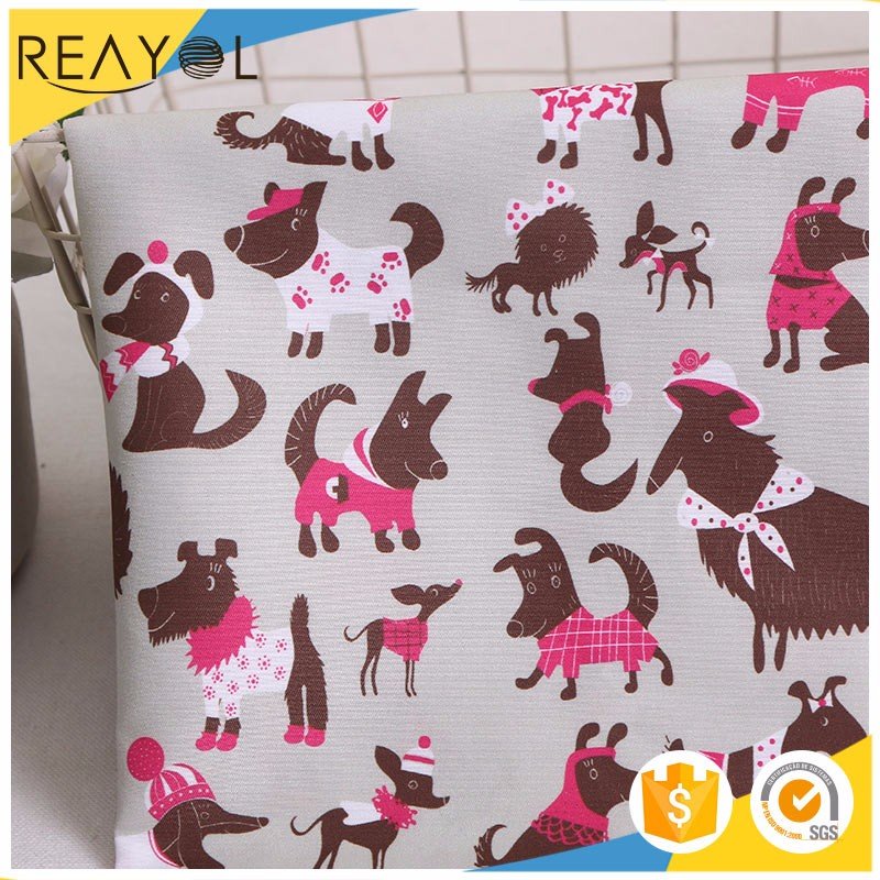 Selling new arrivals digital printing soft 100 polyester peach skin fabric for garment