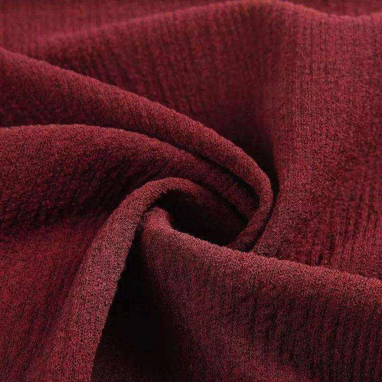 TSP 96% polyester 4% spandex plain dye woven solid 75d polyester stretch garment fabric