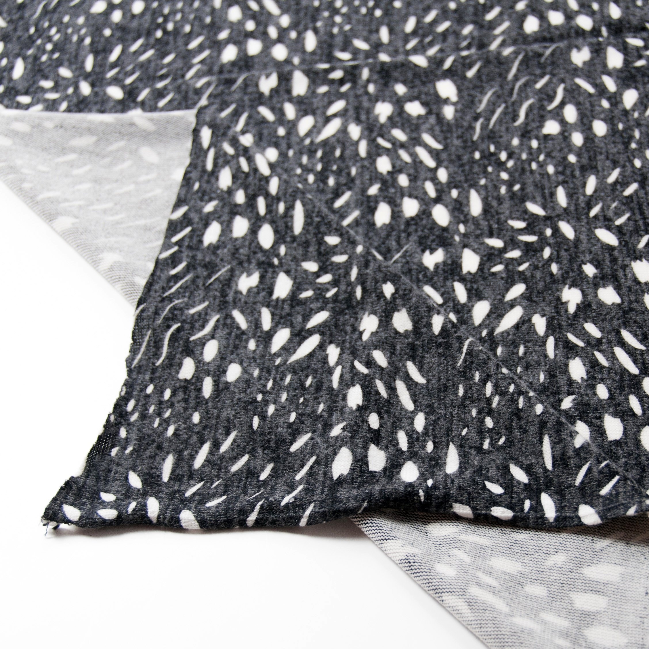 HOT SALE CHEAP PRICE TR SPANDEX HACCI LOOSE KNITTING WITH BRUSHED PRINT FABRIC FOR GARMENT