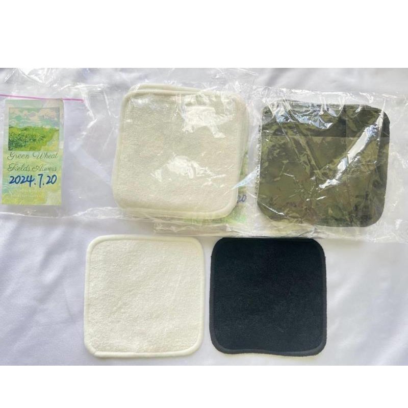 3 Layers Bamboo Fiber Makeup Remover Cloths For Face Eye Lips - Reusable Makeup Remover Pads With Washable Mesh Laundry Bag