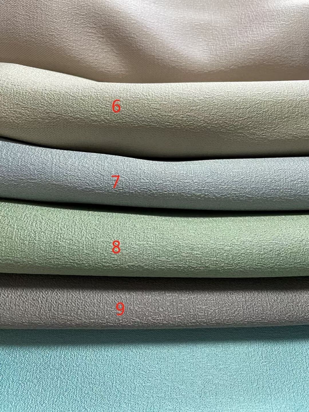 Factory Supply High-Grade Patterns Collection 1 Roll MoQ Blackout Linen Curtain Fabric for Living Room