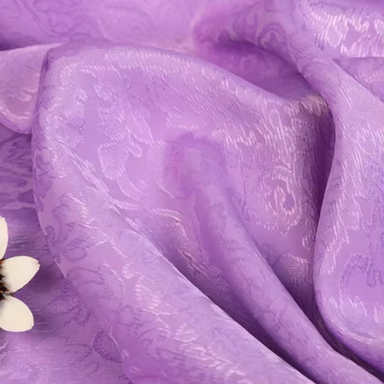 Factory Direct 100% Polyester Microfiber 3D Embossed Stain Jacquard Fabric for Clothing for Custom Designs