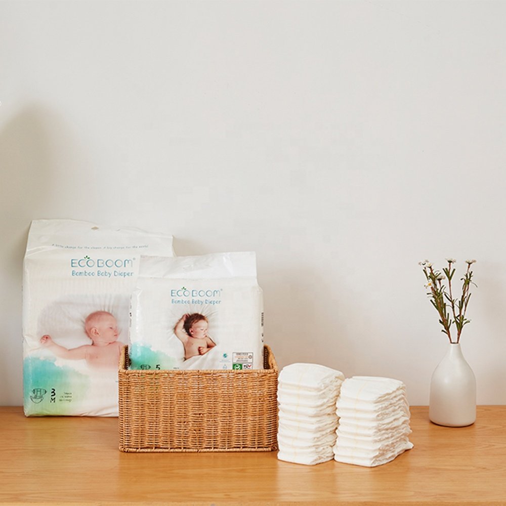 OEM ODM fluff pulp compostable skin friendly organic nappy procurement