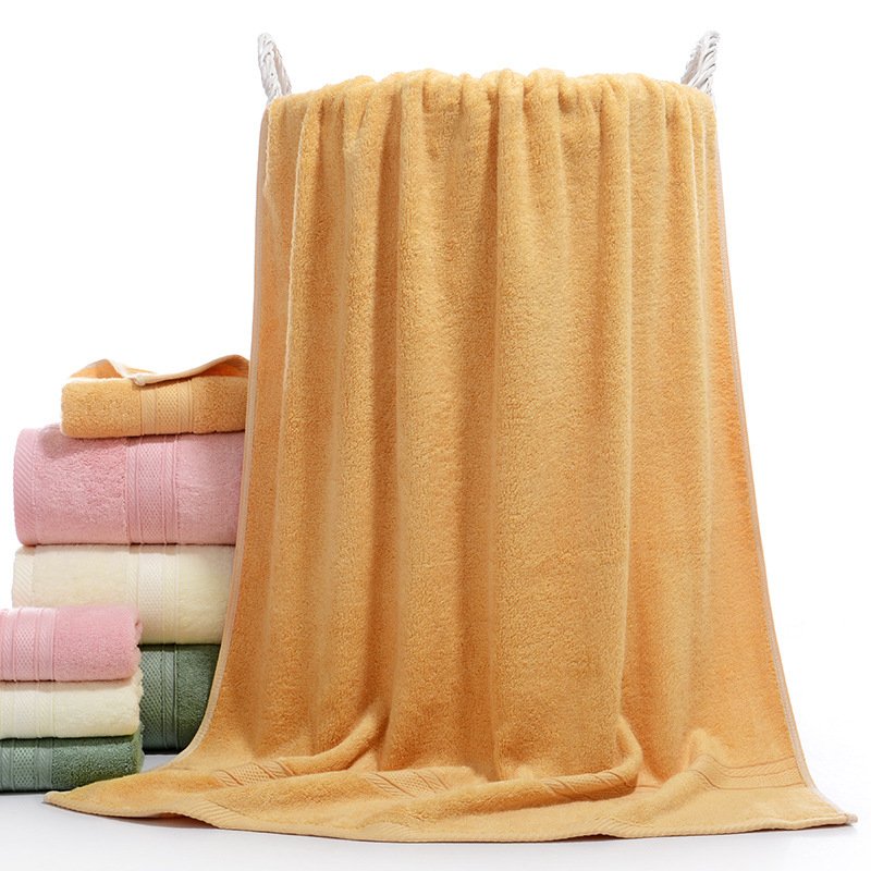 High quality soft 100% bamboo cotton towel custom logo Hotel home bamboo face bath towels set