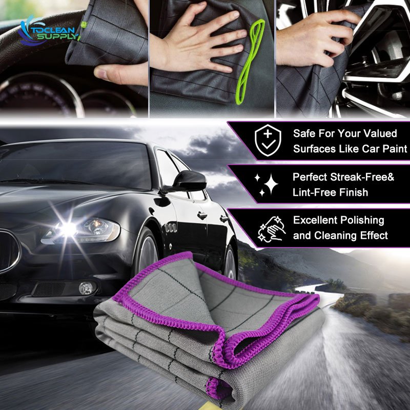 carbon fiber cloth green carbon fiber spiral cloth carbon fiber cloth for car seats car Cleaning Towel