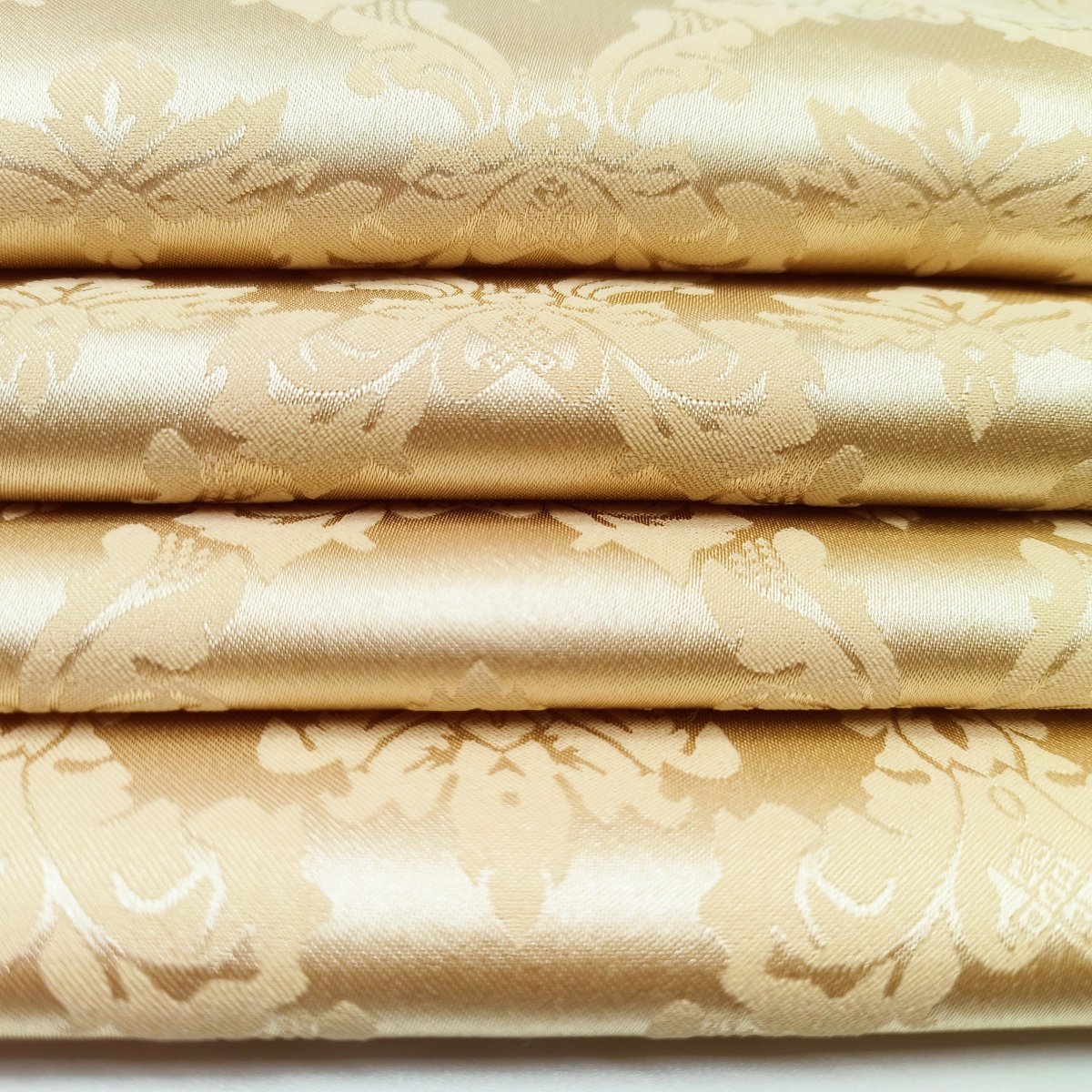 High Grade Breathable Wrinkle Resistant Super Soft Jacquard Stretch Satin Fabric For Sleepwear