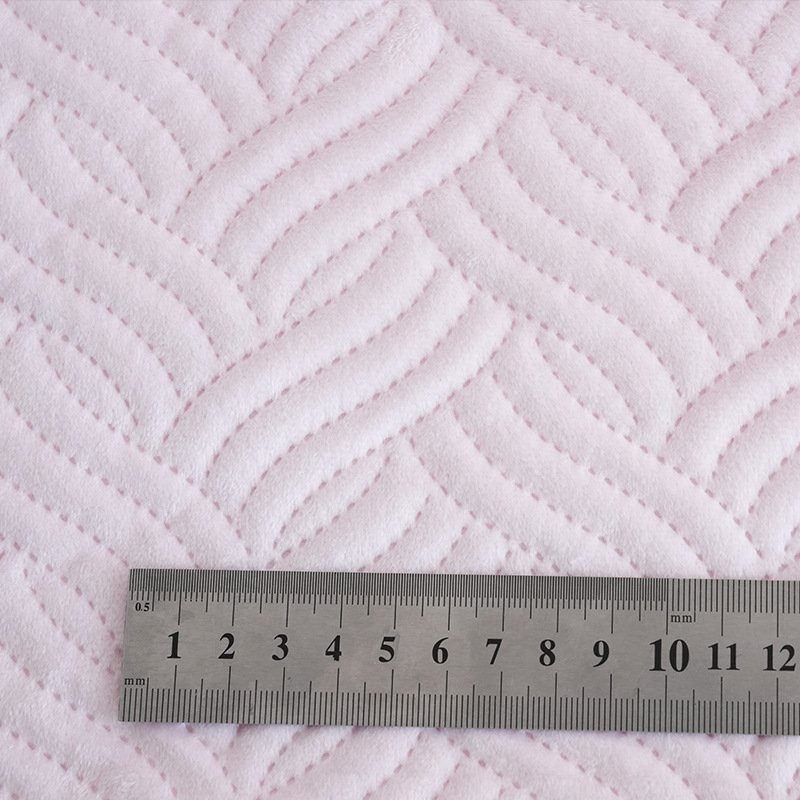 100% polyester fabric Breathable Ultrasonic Quilted microfiber pongee mattress Jackets and Garments fabric